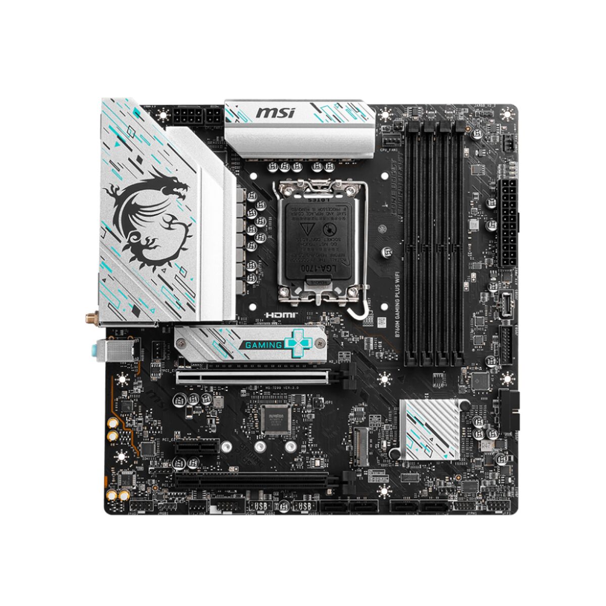 Emaplaat MSI B760M GAMING PLUS WIFI Intel B760 LGA 1700